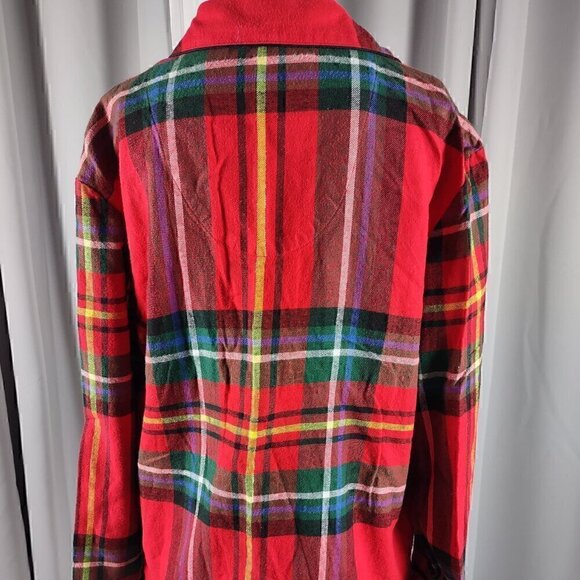 Victoria’s Secret Women's Cotton Red Plaid 2 Pc Pajama Set Size X-Small - Picture 4 of 16